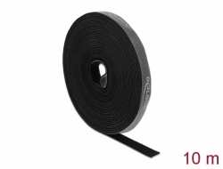 18385 Delock Hook-and-loop tape on roll L 10 m x W 15 mm black
