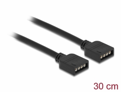 86015 Delock RGB spojni kabel 4 zatični za 12 V RGB LED osvjetljenje 30 cm 