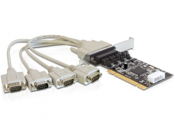 89304 Delock PCI Card > 4 x Serial with voltage supply