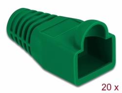 86726 Delock Alivio de tensión para el macho RJ45, verde, 20 piezas
