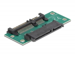 65092 Delock Adapter Extension SATA 22 pin male to female