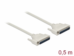 86911 Delock Sériový kabel D-Sub 37, samec na samec, délky 0,5 m