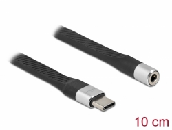 86942 Delock FPC plochý stuhový kabel, USB Type-C™ na Stereo jack samice, 10 cm
