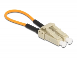 86930 Delock Adattatore loopback fibra ottica LC / OM2 Multimode beige