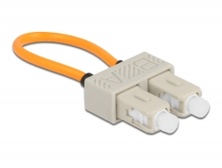 86921 Delock Adattatore loopback fibra ottica SC / OM1 Multimode beige