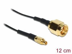88471 Delock Cable de antena de SMA macho a MMCX macho de 1.13 120 mm