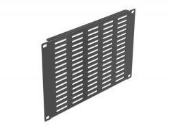 66842 Delock 10″ Network Cabinet Panel with ventilation slots horizontal 4U black