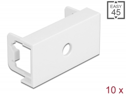 81368 Delock Placa modular de corte redondo Easy 45 M6, 45 x 22,5 mm 10 piezas blanco