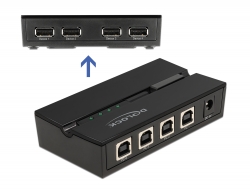 11494 Delock USB 2.0 Switch für 4 PC an 4 Geräte