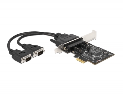 90048 Delock PCI Express x1 Card to 2 x Serial RS-422/485 with 15 kV ESD protection