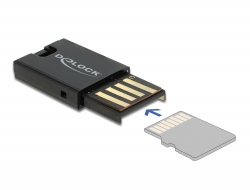 91603 Delock USB 2.0 Card Reader for Micro SD memory cards