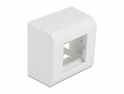 81332 Delock Surface-mounted Housing for Easy 45 Modules 82 x 82 mm, white