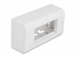 81333 Delock Surface-mounted Housing for Easy 45 Modules 152 x 82 mm, white