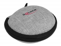 18421 Delock Headphone protection bag for in-ear headphones