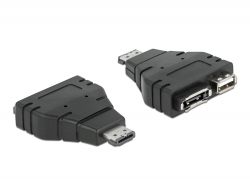 65119 Delock Adapter Power-over-eSATA > 1x eSATA und 1x USB