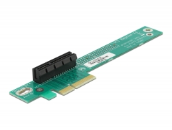89103 Delock Placă detașabilă PCI Express x4 > x4 90° înclinat în stânga