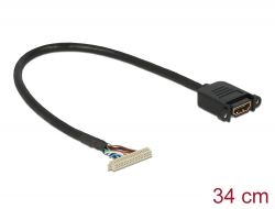 84711 Delock Anschlusskabel 40 Pin 1,25 mm > 1 x HDMI
