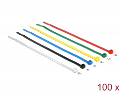 18626 Delock Cable ties coloured L 200 x W 3.6 mm 100 pieces