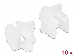 64018 Delock Dust Cover for RJ11 jack with grip 10 pieces white