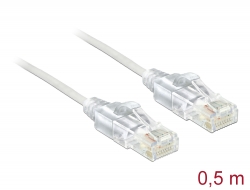 83780 Delock Cable RJ45 Cat.6 UTP Slim 0.5 m