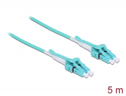 85130 Delock Cable de fibra óptica LC > LC multimodo OM3 Uniboot 5 m