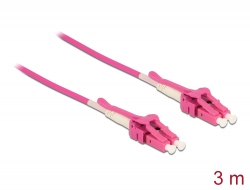 85134 Delock Cable de fibra óptica LC > LC multimodo OM4 Uniboot 3 m