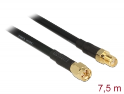 89426 Delock Antenski kabel s SMA utikačem > SMA ženski CFD/RF200 7,5 m s niskim gubicima