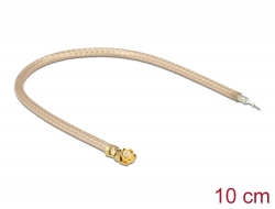 89429 Delock Antenski kabel I-PEX Inc., MHF® I muški na 1 otvoreni kraj i kositreni RG-178 10 cm 