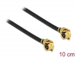 89607 Delock Anténní kabel I-PEX Inc., MHF® I samec na I-PEX Inc., MHF® I samec 1,13 10 cm