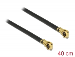 89645 Delock Kabel antenowy I-PEX Inc., MHF® 4L męski do I-PEX Inc., MHF® 4L męski 1,13 40 cm