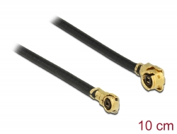89647 Delock Anténní kabel I-PEX Inc., MHF® I samec na I-PEX Inc., MHF® 4L samec 1,13 10 cm
