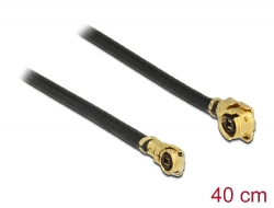 89650 Delock Cablu antenă I-PEX Inc., MHF® I tată la I-PEX Inc., MHF® 4L tată 1,13 40 cm