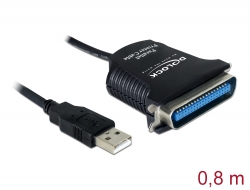 82001 Delock USB Adaptér Kabel pro tiskárnu 0,8 m
