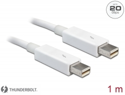 83166 Delock Thunderbolt™ 2 cable 1 m white