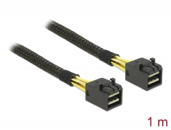 83387 Delock Cablu cu conector Mini SAS HD SFF-8643 > conector Mini SAS HD SFF-8643 1 m