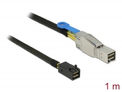 83618 Delock Cablu Mini SAS HD SFF-8644 > Mini SAS HD SFF-8643, de 1 m