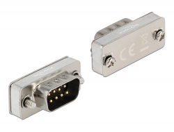 66826 Delock  RS-232/422/485 Loopback adapter with DB9 male