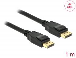 83805 Delock Kabel DisplayPort 1.2 Stecker > DisplayPort Stecker 4K 1 m 