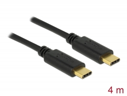 83868 Delock Καλώδιο USB 2.0 Type-C σε Type-C 4 m 3 A