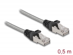 80107 Delock RJ45 kabel Cat.6A U/FTP s metalnim plaštem 0,5 m