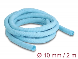 20876 Delock Samouzavírací tkaninové opláštění, tepelně odolné 2 m x 10 mm, modrý