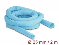 20879 Delock Samouzavírací tkaninové opláštění, tepelně odolné 2 m x 25 mm, modrý