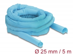 20883 Delock Samouzavírací tkaninové opláštění, tepelně odolné 5 m x 25 mm, modrý