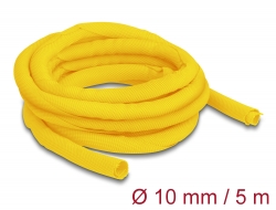 20872 Delock Manga tejida de cierre automático resistente al calor 5 m x 10 mm amarillo
