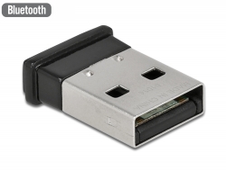 61014 Delock Adaptér USB Bluetooth 5.0 v micro designu
