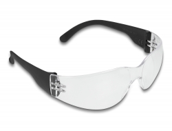 90559 Delock Safety Glasses with temples clear lenses