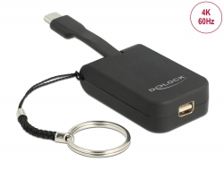 63939 Delock USB Type-C™ adapter mini DisplayPort-hoz (DP Alt Mode) 4K 60 Hz - kulcstartón
