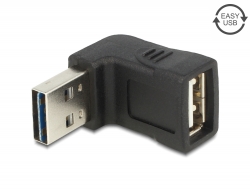 65521 Delock Adapter EASY-USB 2.0-A Stecker > USB 2.0-A Buchse gewinkelt oben / unten 
