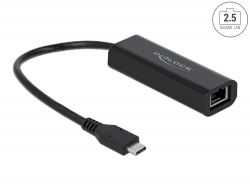 66298 Delock Adapter USB Type-C™ male to 2.5 Gigabit LAN