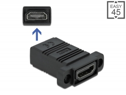 81307 Delock Σύστημα 45 Αντάπτορας HDMI ίσιος